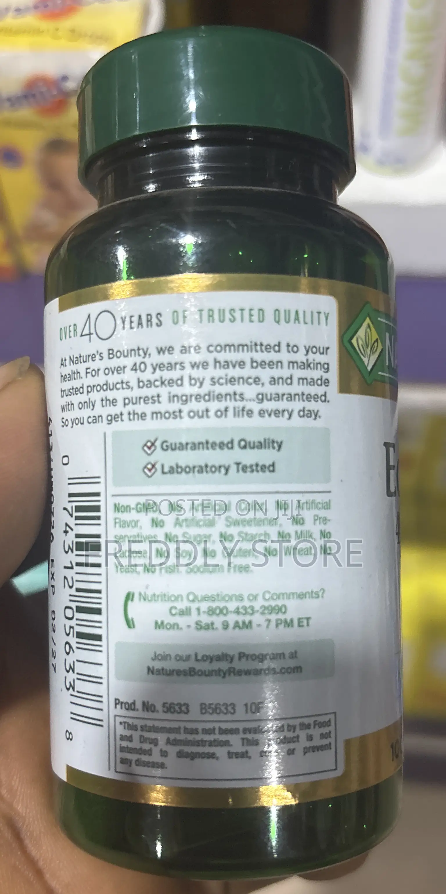 Echinacea 400mg Whole Herb Natures Bounty