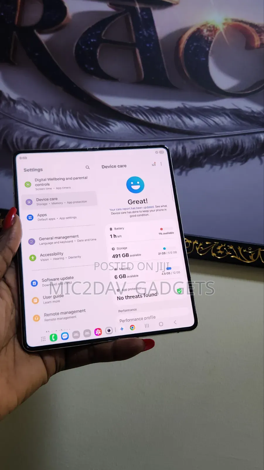 Samsung Galaxy Z Fold 5 512 GB White