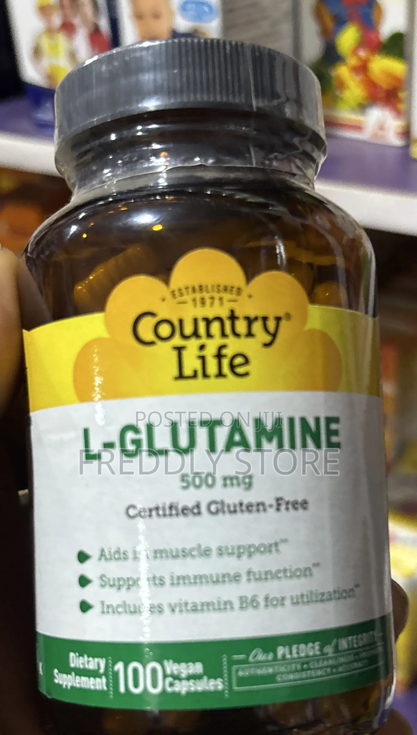 L-Glutamine 500mg Country Life