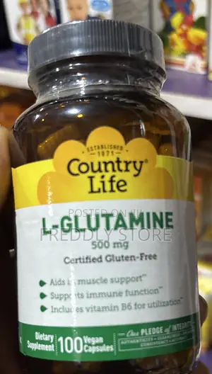 L-Glutamine 500mg Country Life