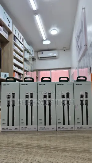 4 in 1 Led Braided Cable