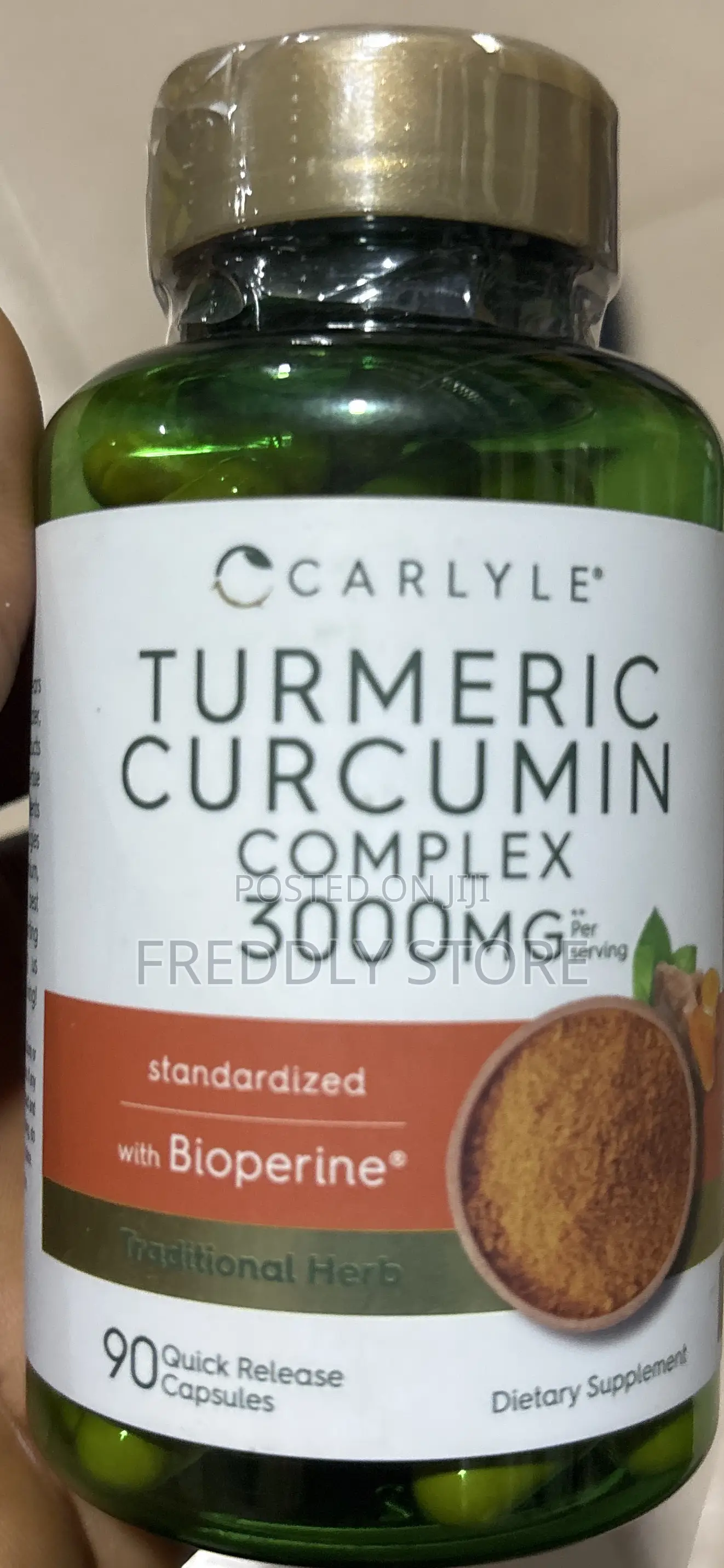 Turmeric Curcumin Complex 3000mg Carlyle