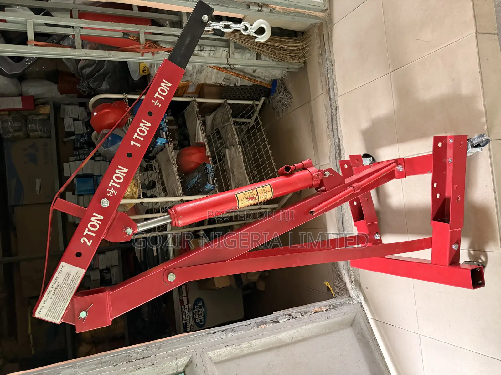 Folding Hydraulic Engine Crane