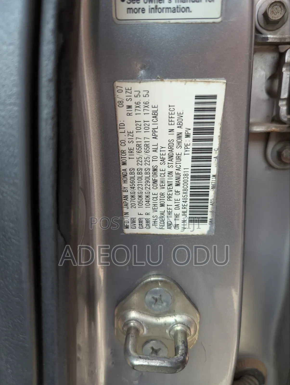 Honda CR-V 2007 Silver