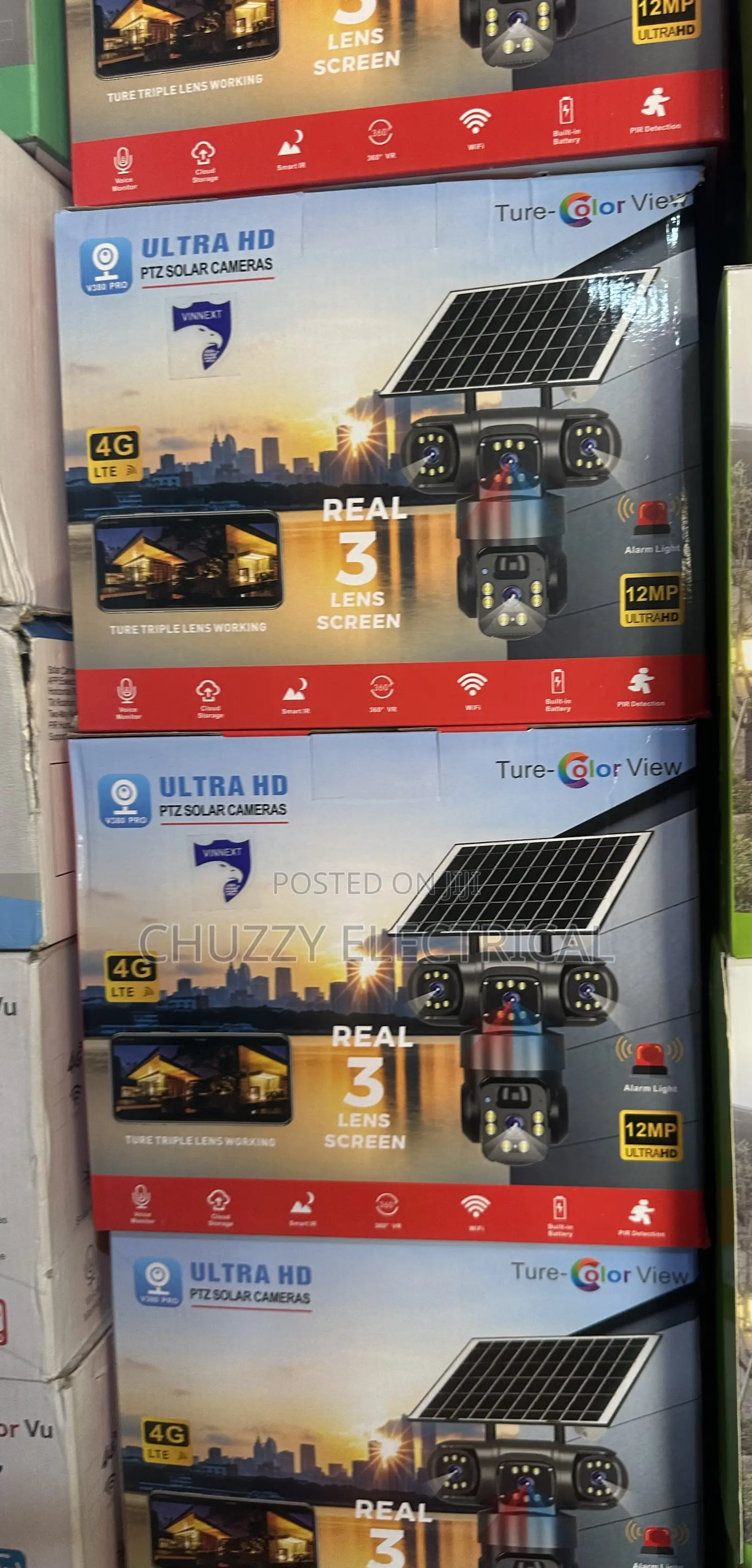 4g Lte Triple Lens Solar PTZ Camera