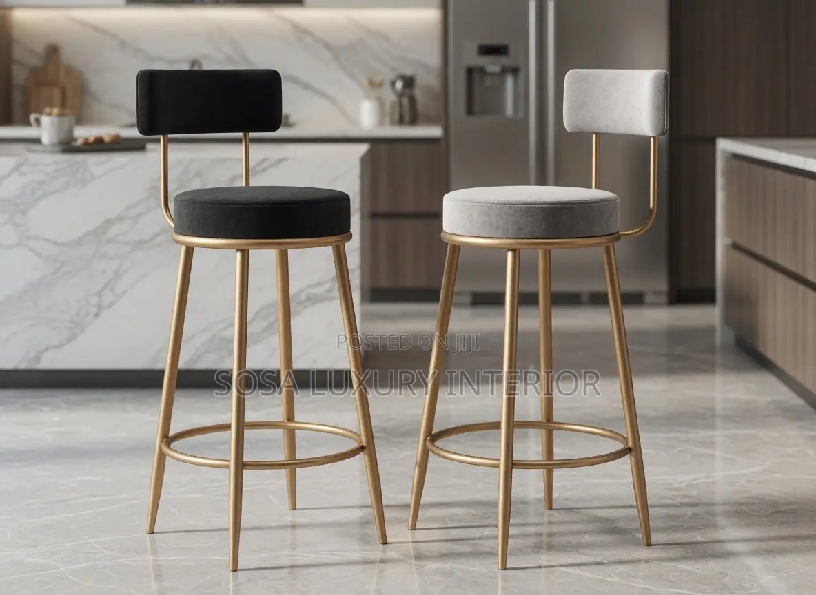 Premium Gold Bar Stools