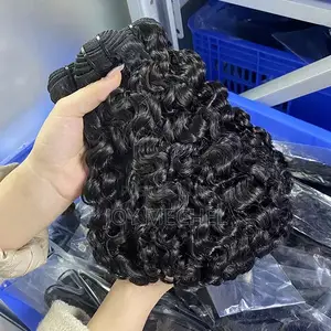 Real Human Hair Wigs Burmese Curls Bundles Human Hair European
