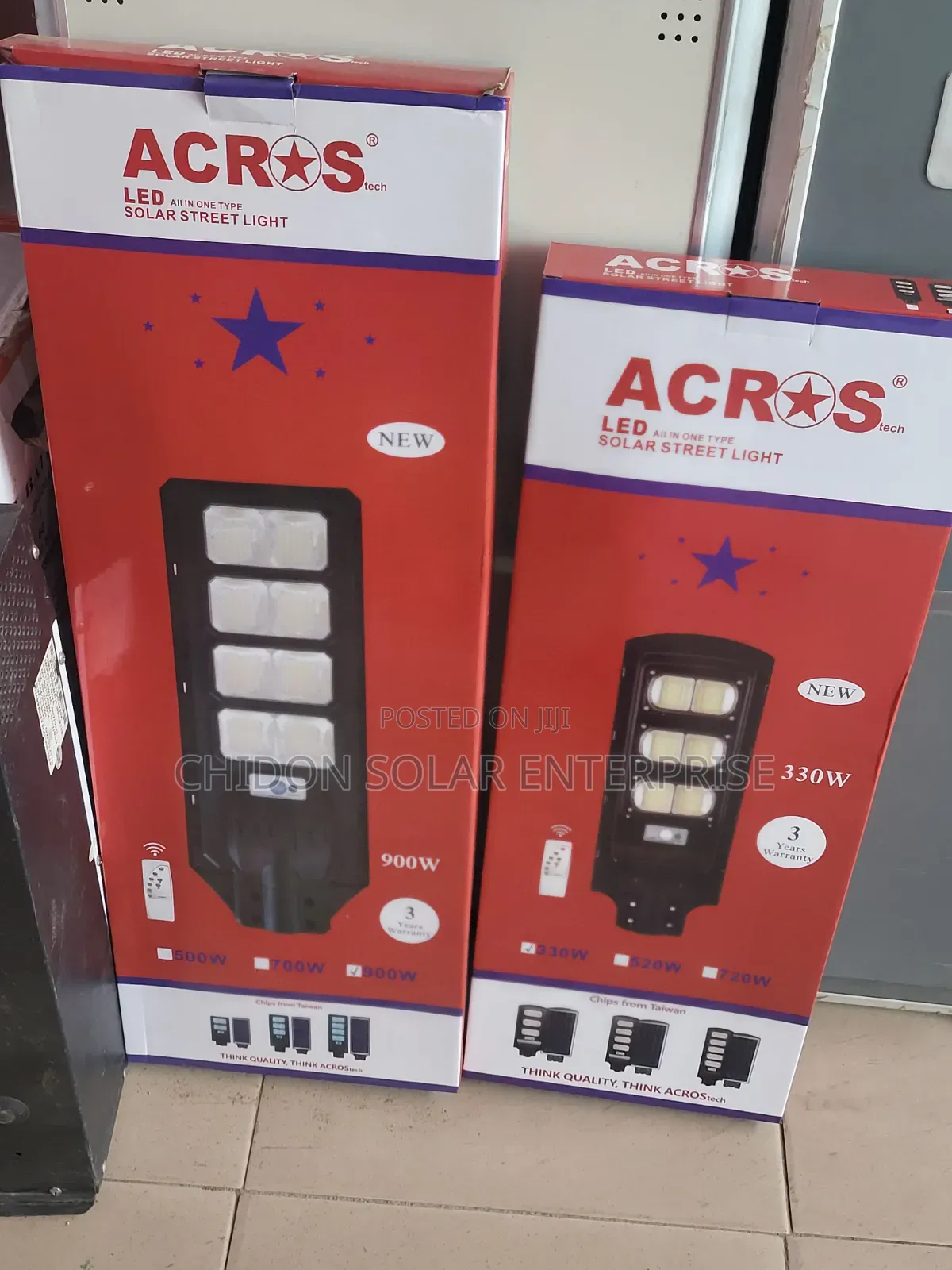 900w All in One Model Solar Street Light