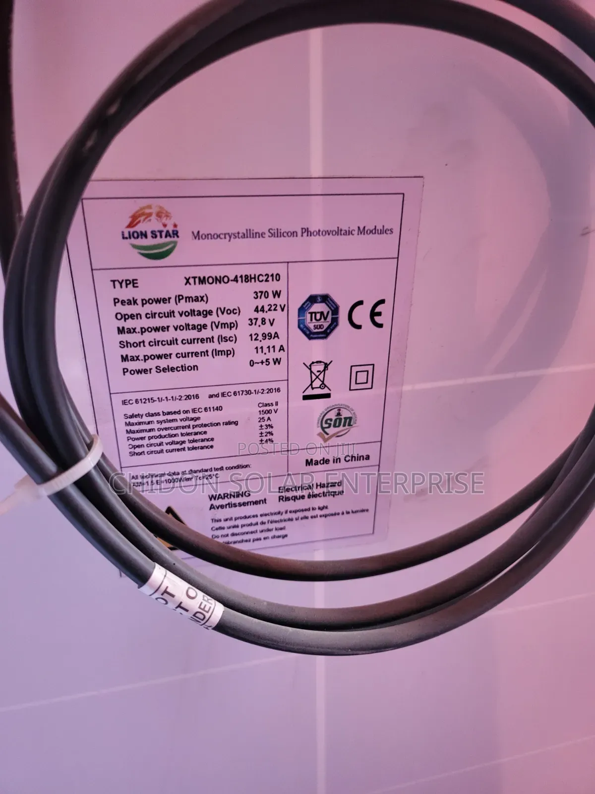 370w Lion Star Solar Panel
