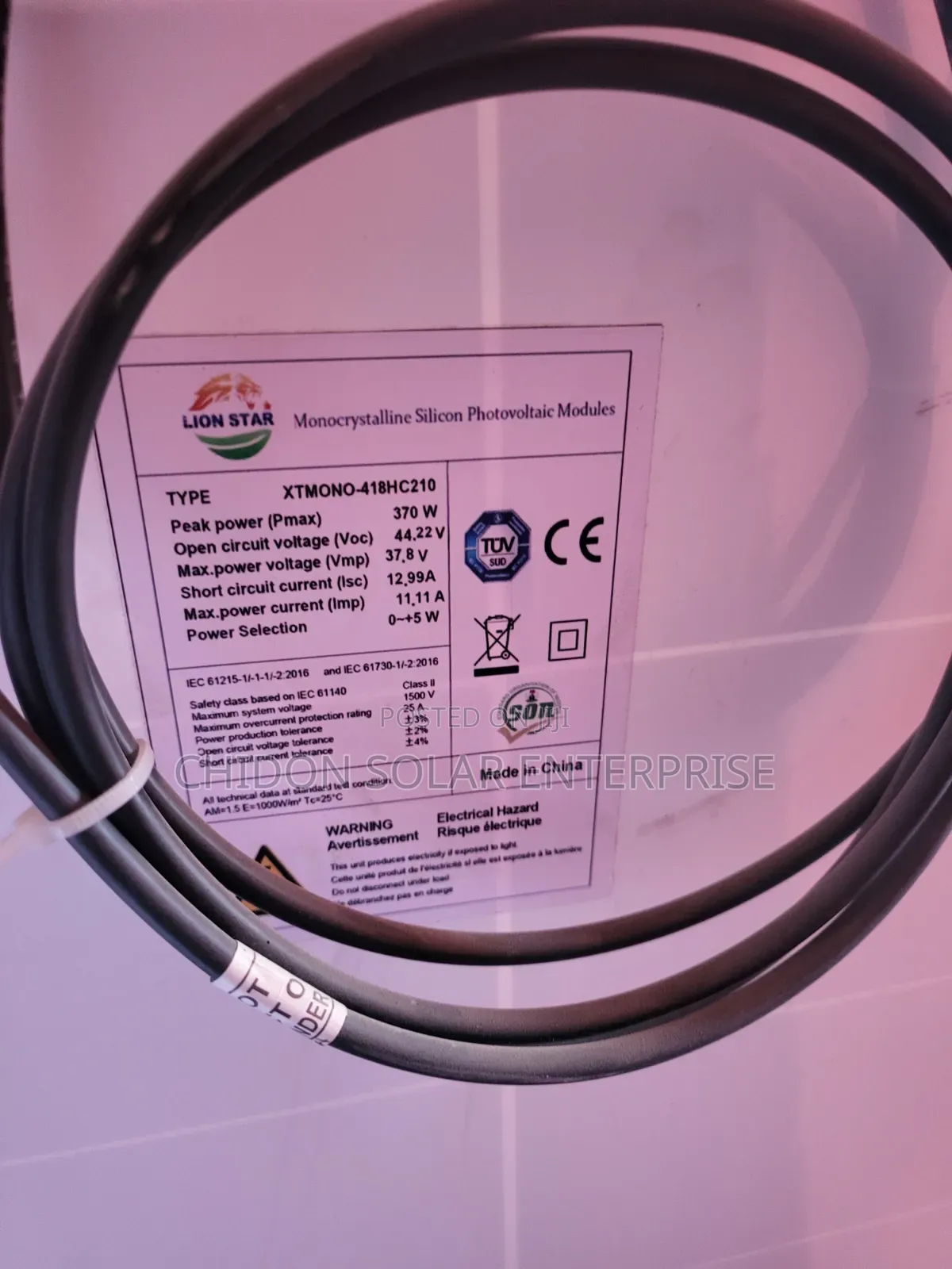 370w Lion Star Solar Panel