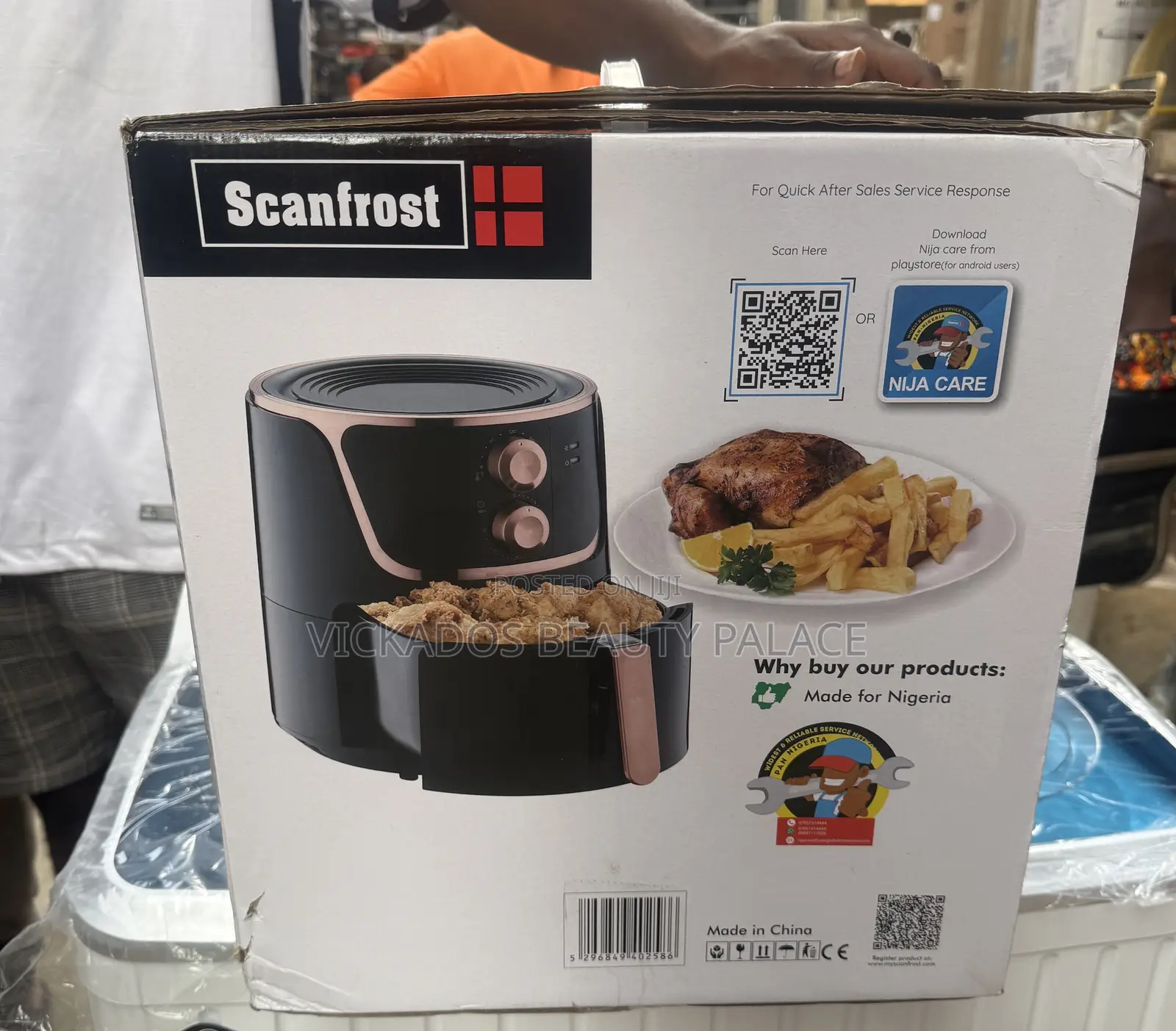 Scanfrost Air Fryer 5.5l