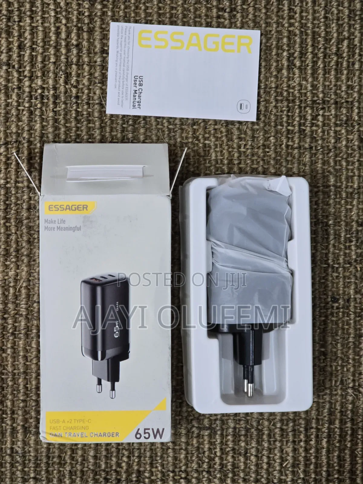 Essager 65w Gan Usb / Type C Charger