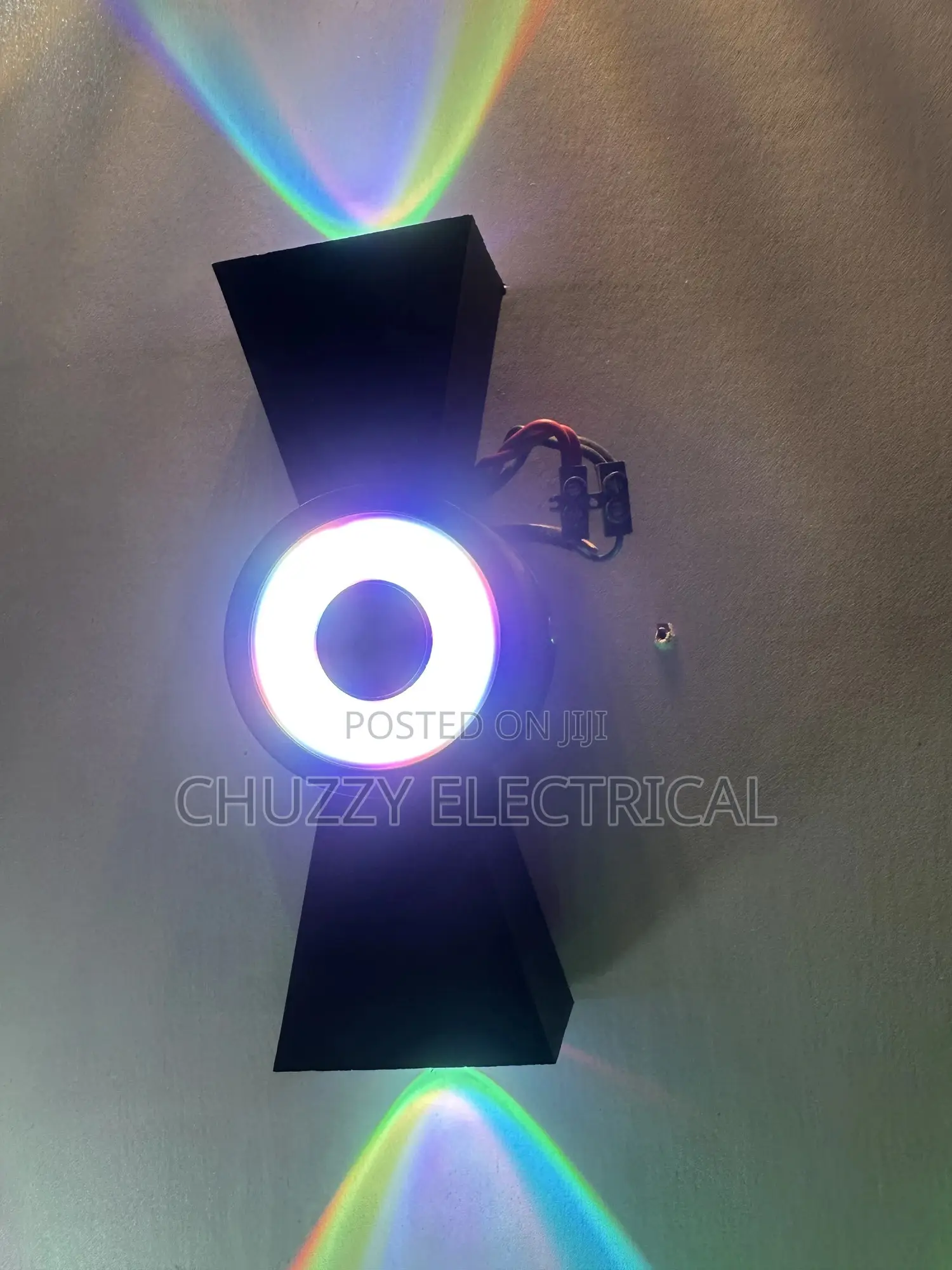 RGB Hourglass Wall Light