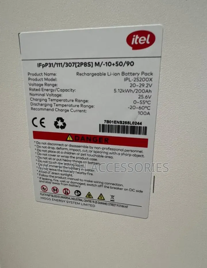 Itel 5kwh 24v Lithium Battery