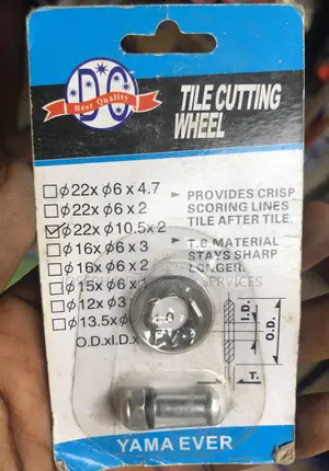 Yama Ever Tile Cutting Wheel for Manual Tile Cutters.