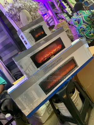 Electric Led Fireplace Decor