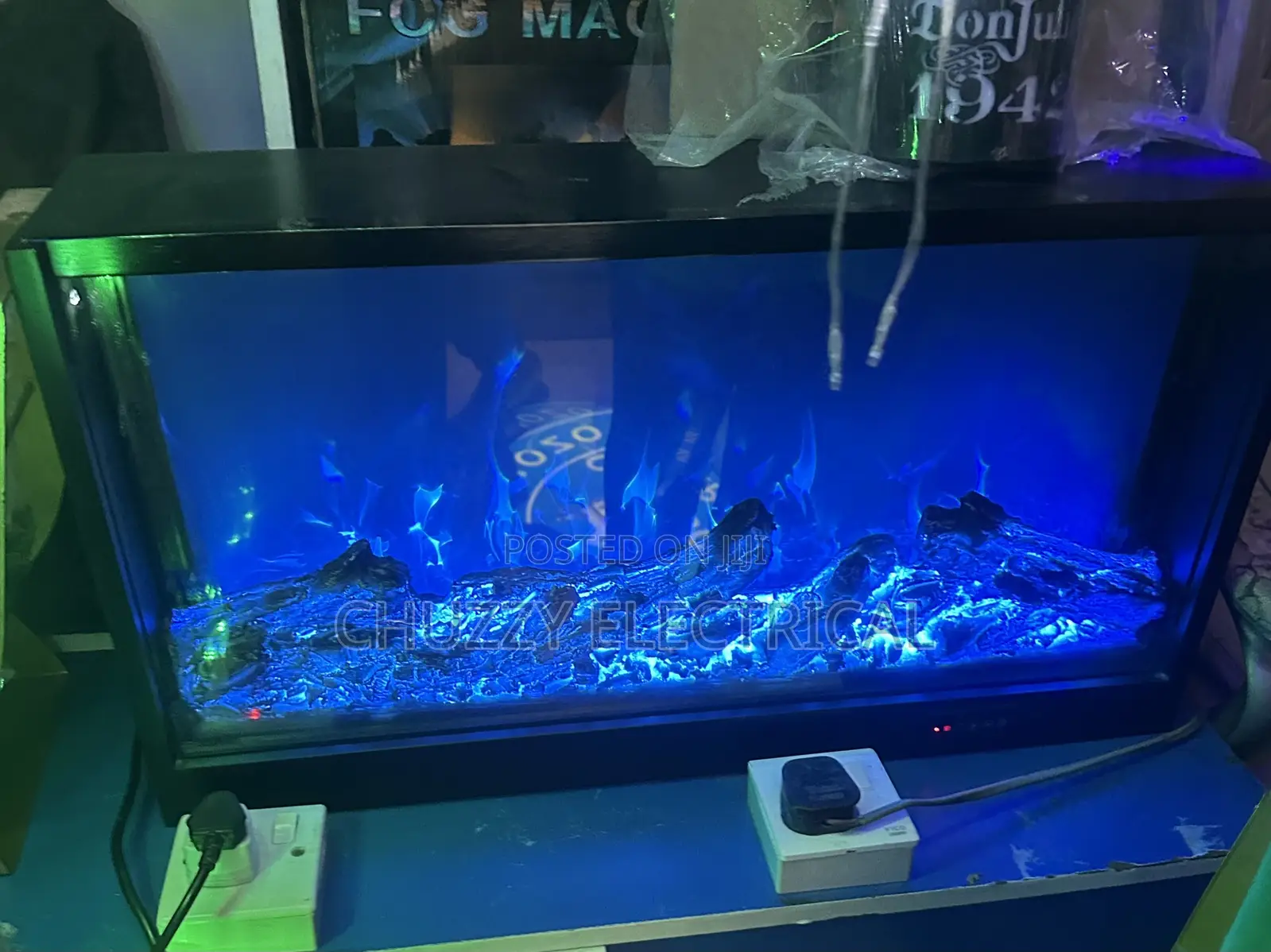 Electric Led Fireplace Decor
