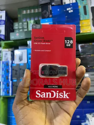 Sandisk Cruzer Blade 128gb Usb 2.0 Flash Drive Compact Storage
