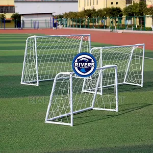 Foreign Metal 4x3feet 5aside Football Goal Post With Net Monkey Post