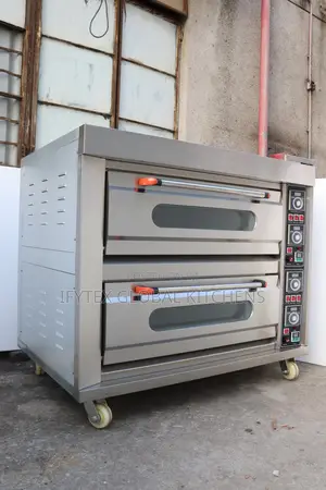 Quality 2 Deck 4 Tray Electric Bread Pizza Oven Commercial Deck Oven