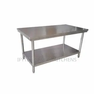Commercial Worktable Hotel Restaurant Stainless Steel Working Table