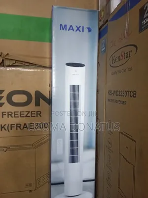 Maxi White 40" Oscillating Tower Fan