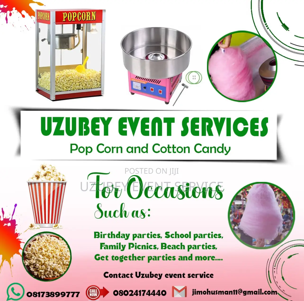 Popcorn And Cotton Candy