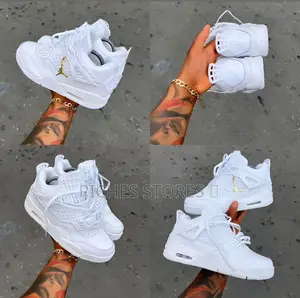 Nike Air Jordan 4 Retro "Net" in White