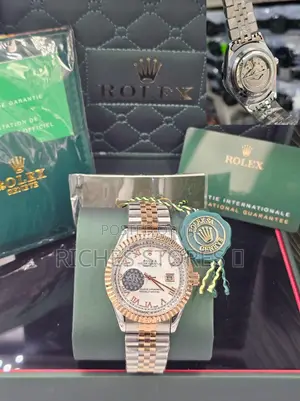 Top Quality Nontarnish Rolex Chain Watch