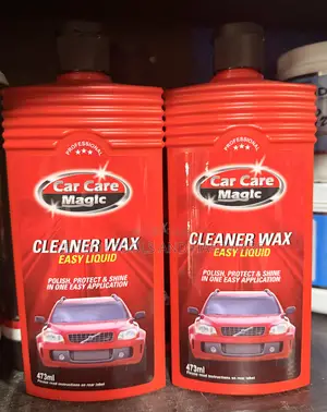 473ml Bottle of Car Care Magic Cleaner Wax in Red