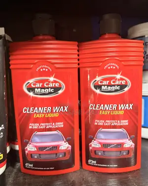 473ml Bottle of Car Care Magic Cleaner Wax in Red