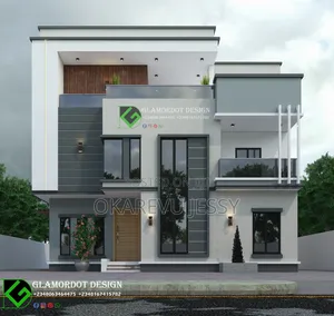 Architectural Design of a 5 Bedroom Contemporary Duplex With Penthouse