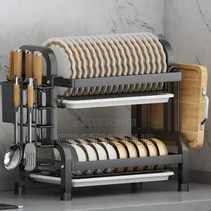 Multipurpose Dish Drainer And Storage