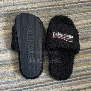 Balenciaga Fur Slides