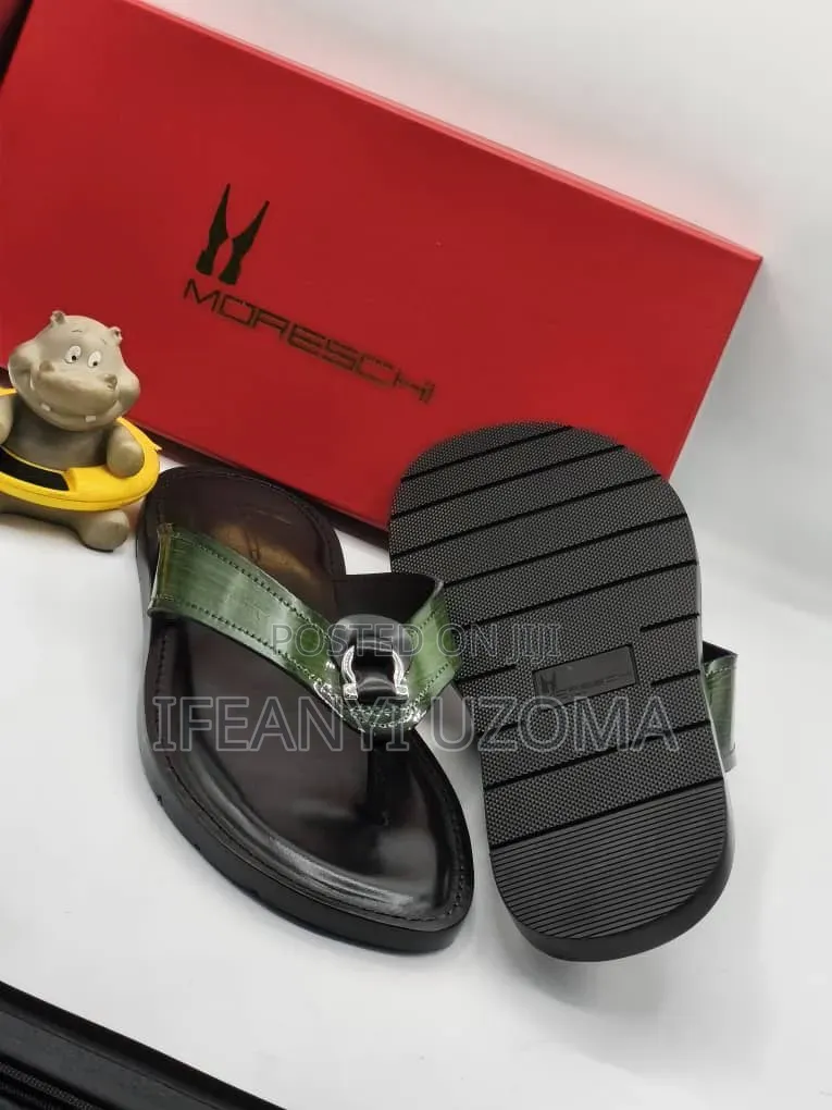 Nice Designer Leather Slippers