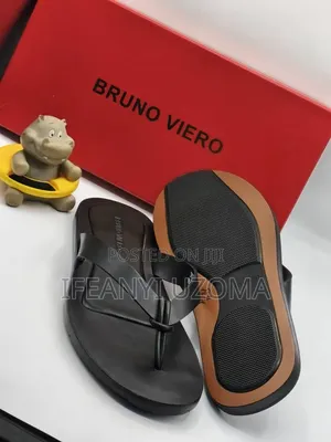 Nice Designer Leather Slippers