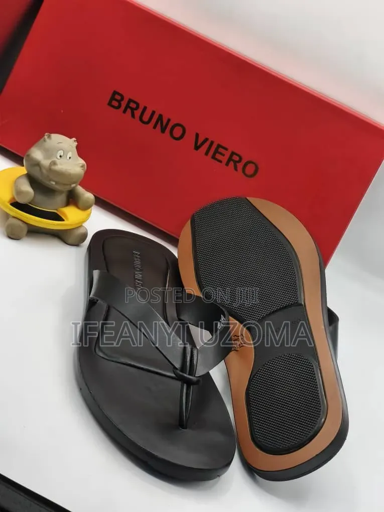 Nice Designer Leather Slippers