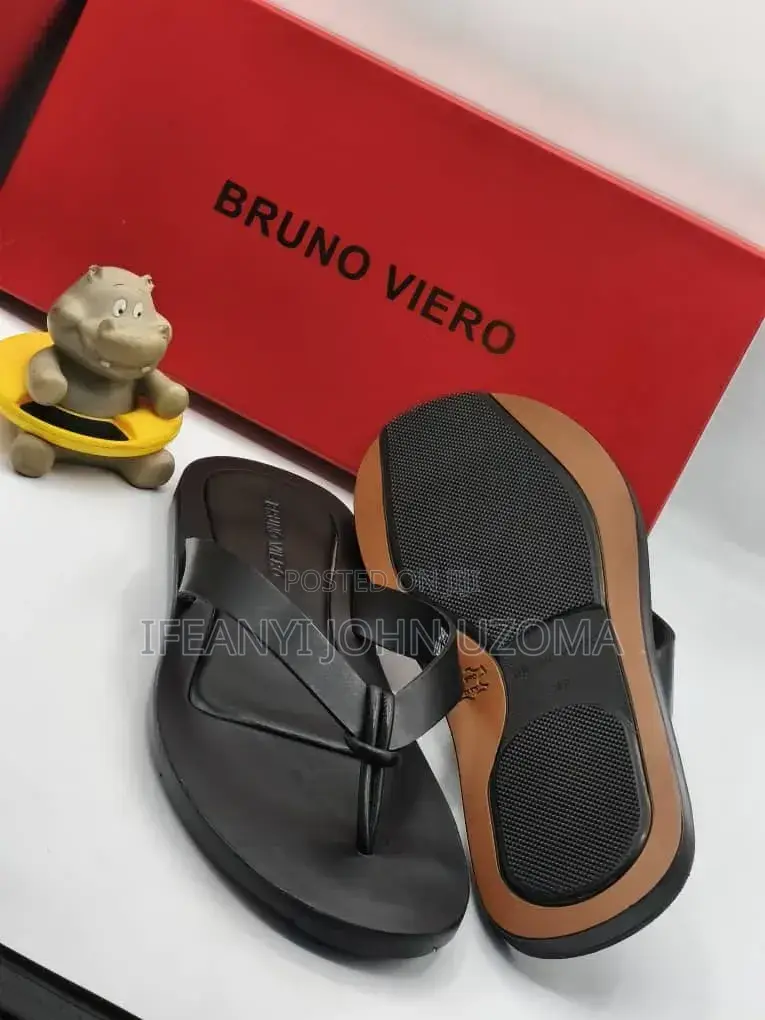 Nice Designer Leather Slippers