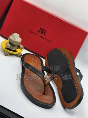 Nice Designer Leather Slippers