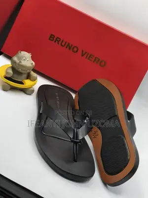 Nice Designer Leather Slippers