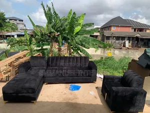 A Standard Leather Sofa