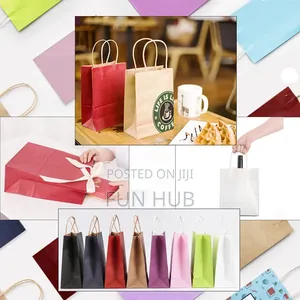 Large Pink Paper Gift Bag 40 X 44 X 13.5 Cm – Premium Quality