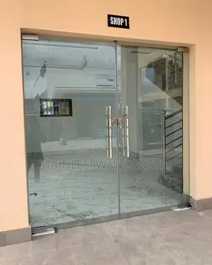 Double Entrance Sturdy Plain Swing Door