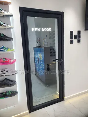 Ebm Hinge Door With Black Accessories