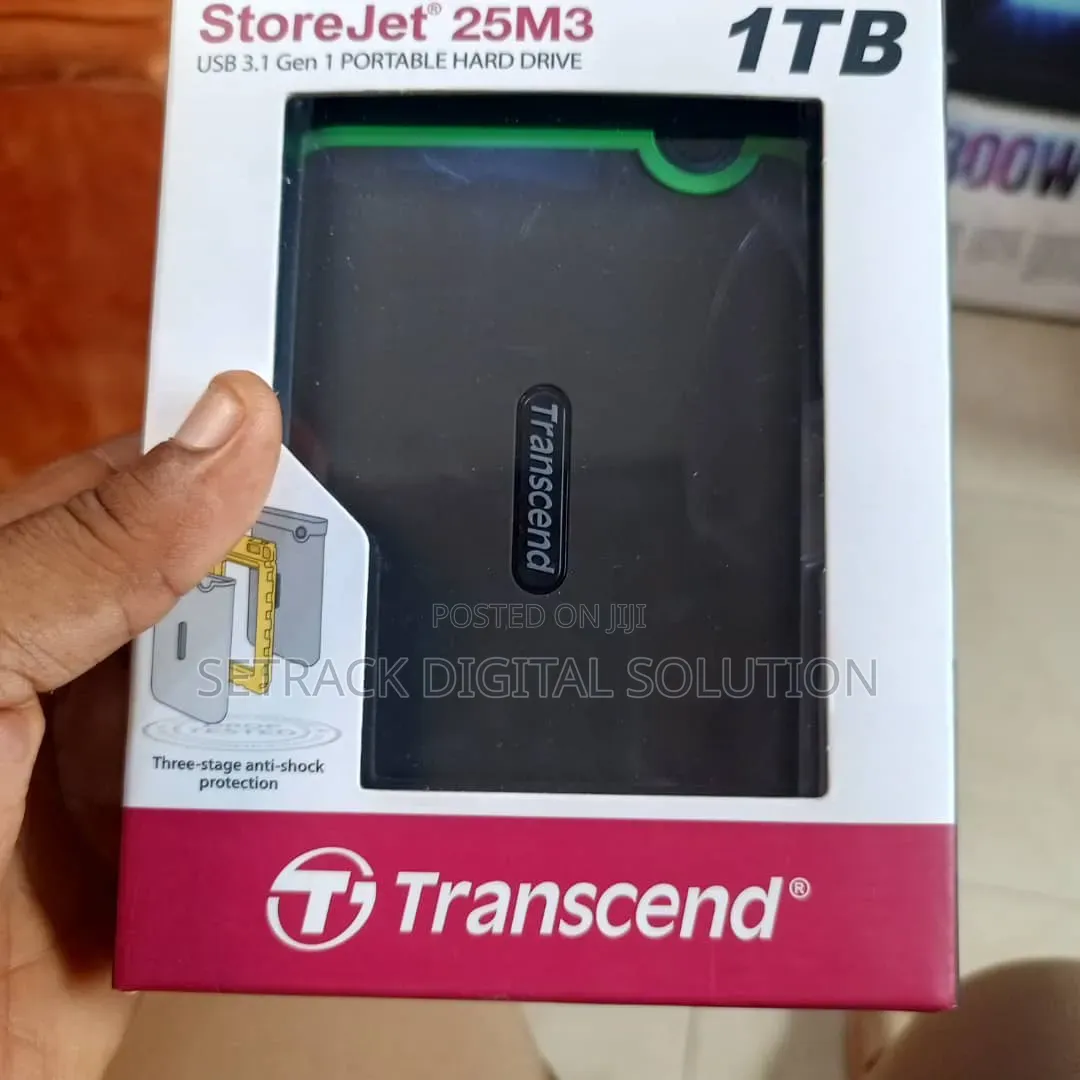 Transcend Storejet 25m3 1tb Portable External Hard Drive