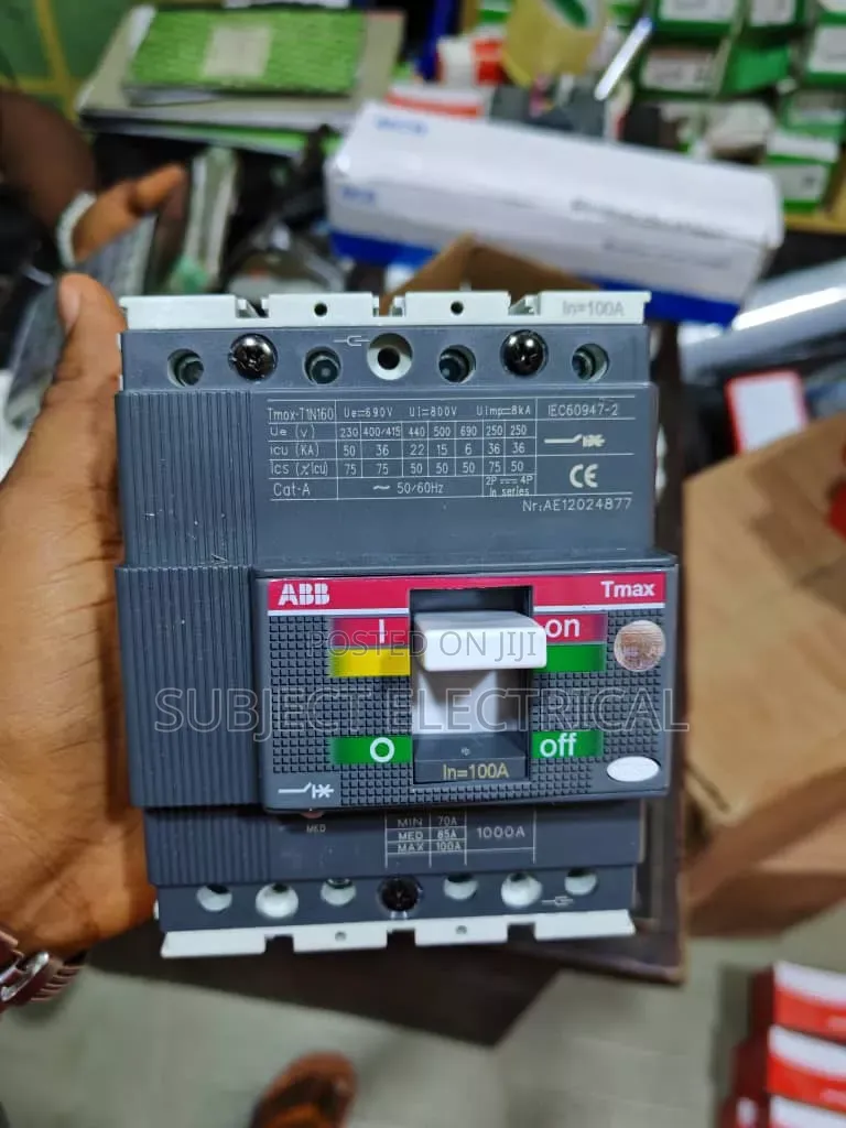 100amps 4pole McCb Breaker ABB