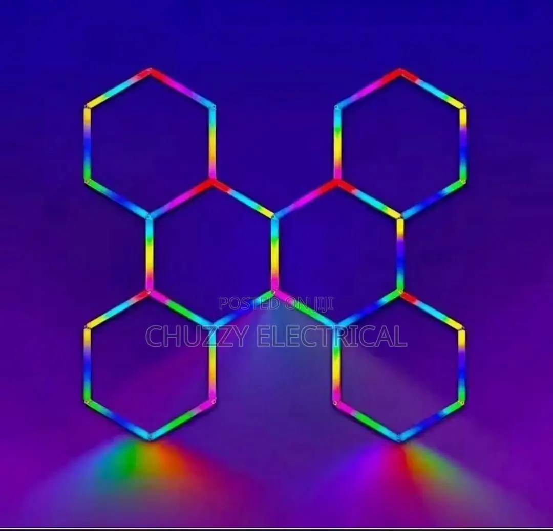 RGB Modular Hexagon Led Honeycomb Light System
