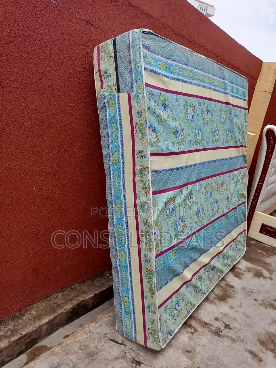 Solid Royal King Size Bed (6x6) With Mattress