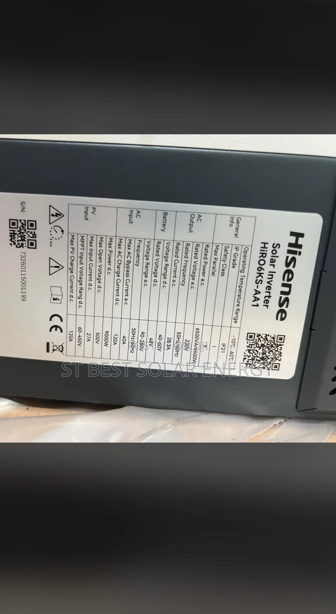6kva Hisense Hybrid Inverter