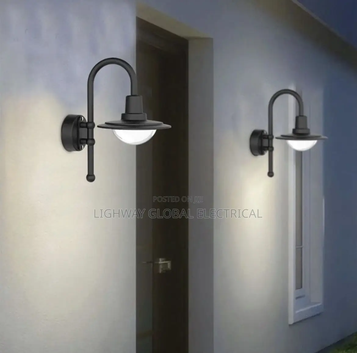Outdoor Modern Cast Wall Light
